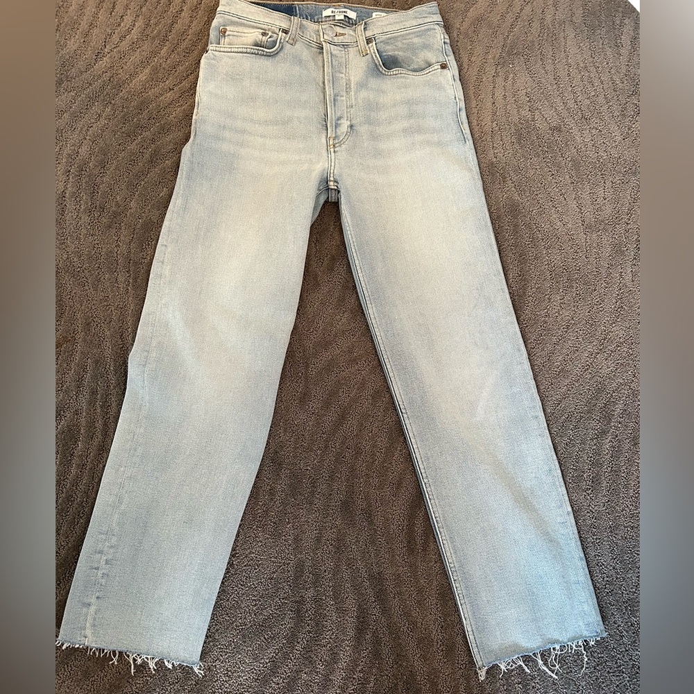 Re/Done Stove Pipe Comfort Stretch Jeans